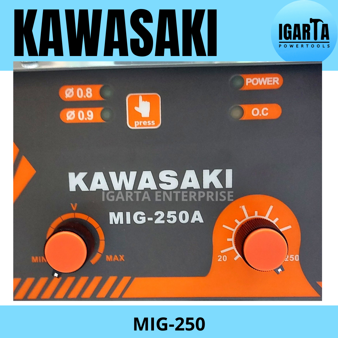 Kawasaki 250A MIG Welding Machine – Reliable, Versatile, and Easy to Use