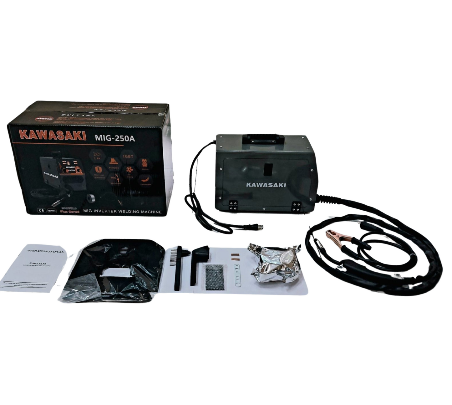 Kawasaki 250A MIG Welding Machine – Reliable, Versatile, and Easy to Use