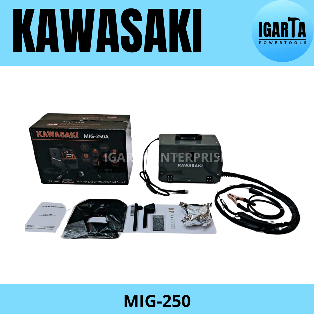 Kawasaki 250A MIG Welding Machine – Reliable, Versatile, and Easy to Use