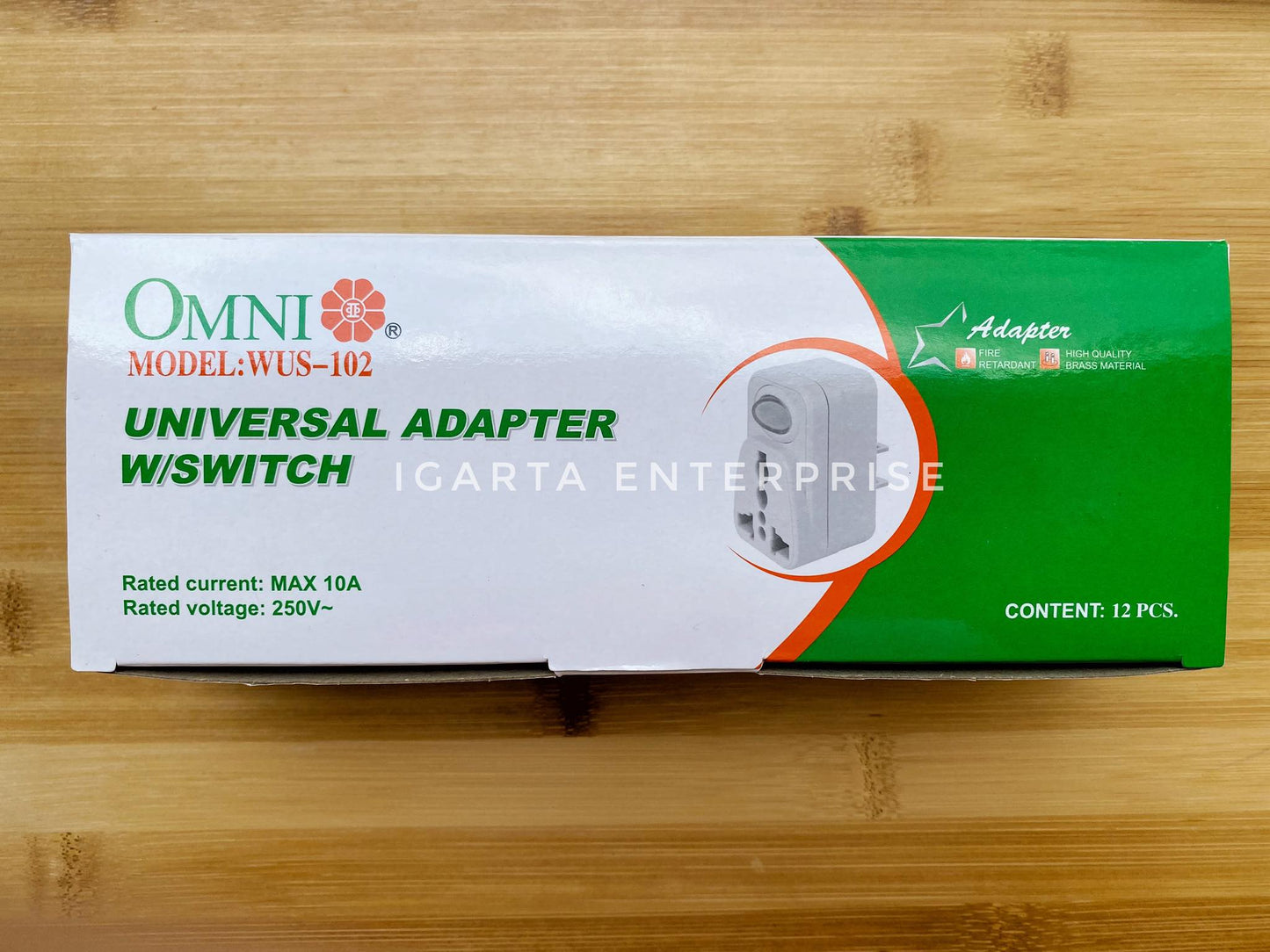 OMNI Universal Adapter with Switch WUS 102