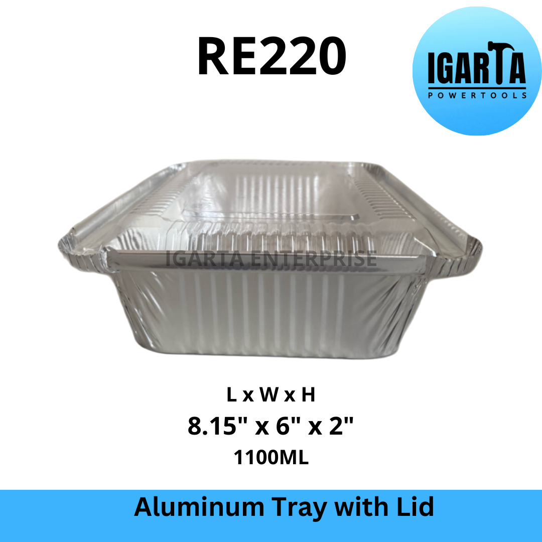RE220 Aluminum Tray with Lid