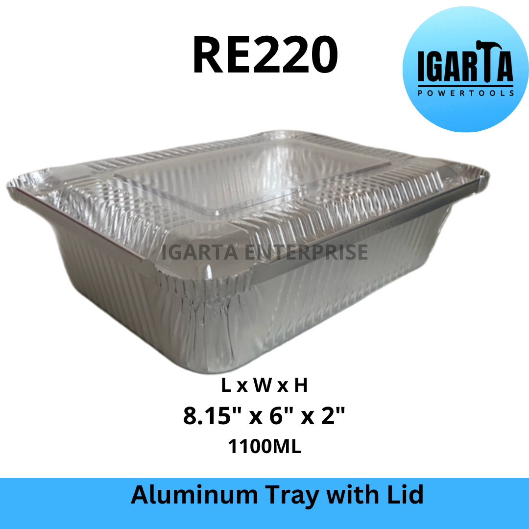 RE220 Aluminum Tray with Lid