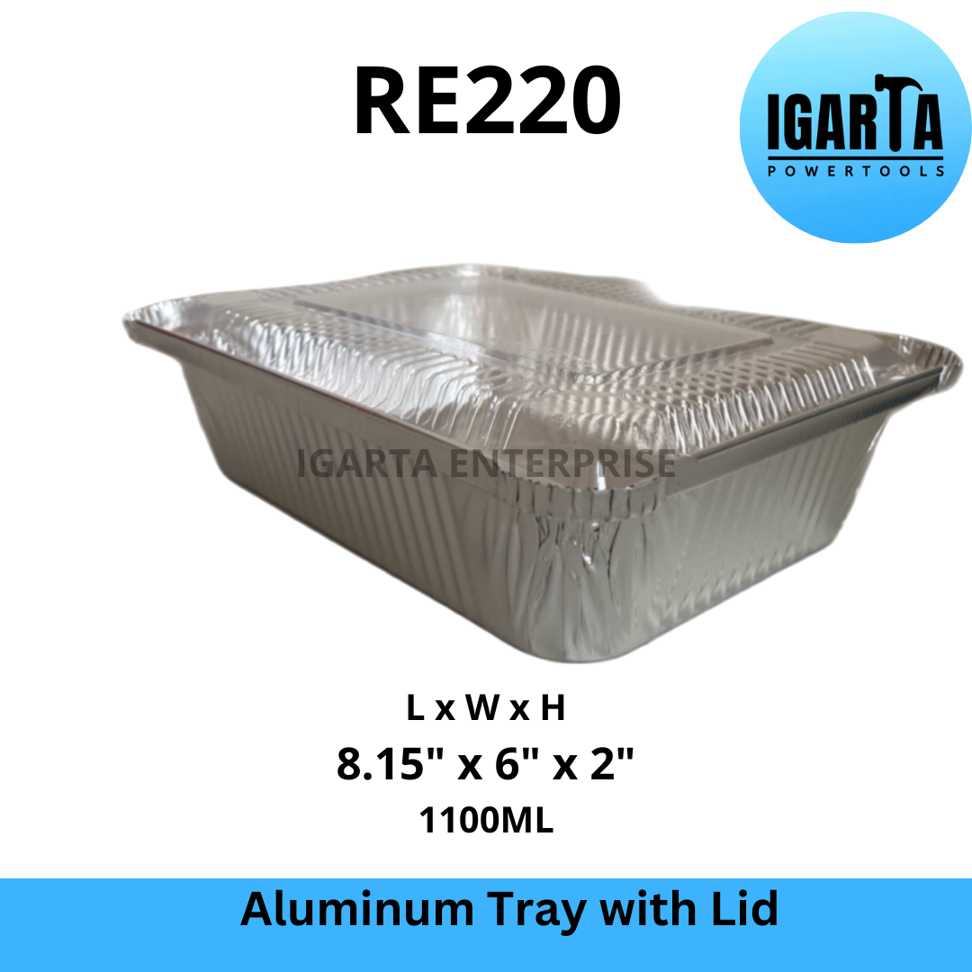 RE220 Aluminum Tray with Lid
