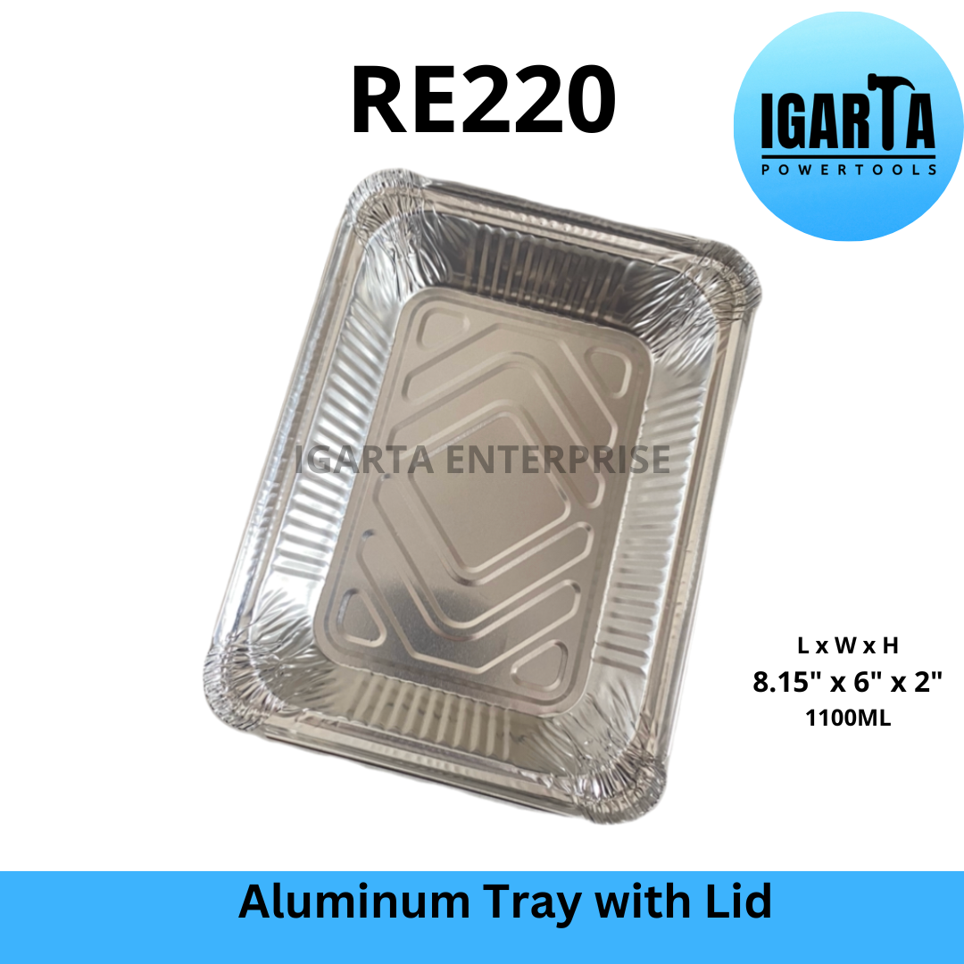 RE220 Aluminum Tray with Lid