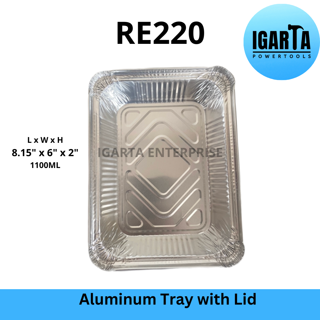 RE220 Aluminum Tray with Lid