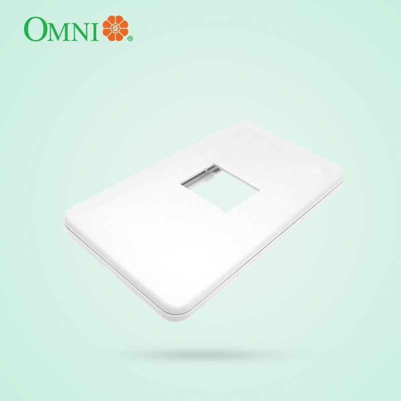 Omni Convenience Universal Outlet w/ Plate 1, 2 or 3 Gang