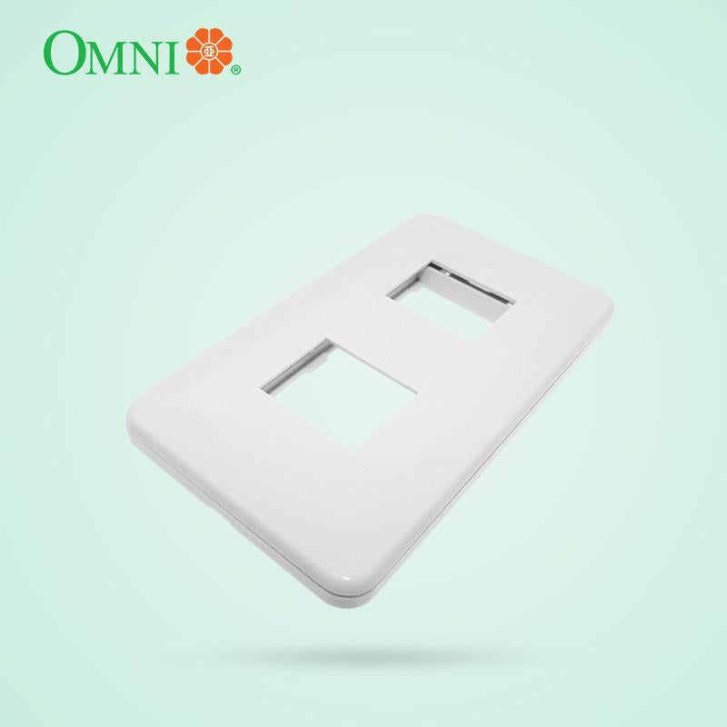 Omni Convenience Universal Outlet w/ Plate 1, 2 or 3 Gang