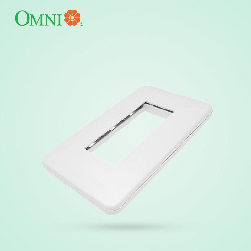 Omni Convenience Universal Outlet w/ Plate 1, 2 or 3 Gang