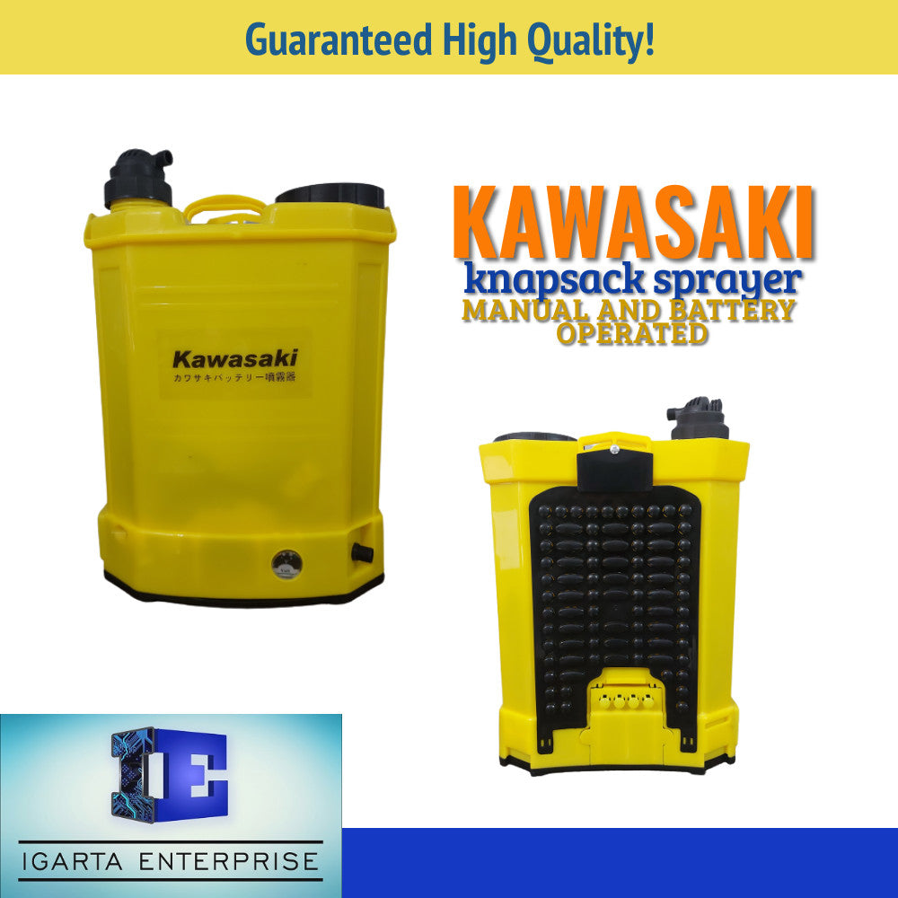 Kawasaki Knapsack Sprayer 2 in 1 Battery and Manual Operated 16L