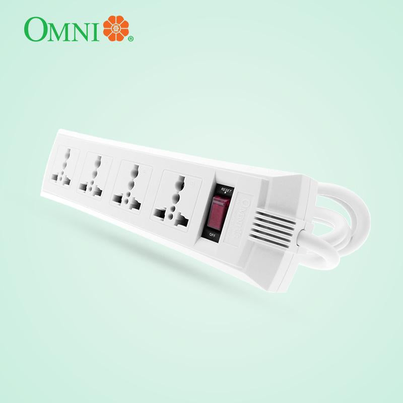 Omni Universal Outlet Extension Cord w/ Master Switch (2,3,4,5,6,8,10 Gang) WEU variants 2500w