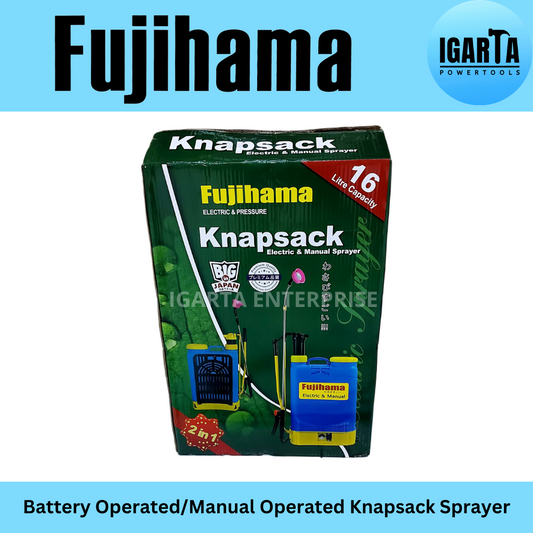 Fujihama Dual Knapsack Sprayer 16L Manual or Battery Operated