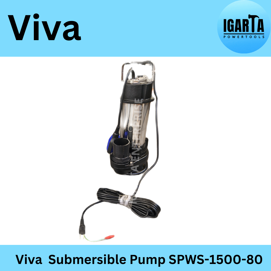 Viva 2HP Submersible Water Pump SPWS-1500-80 (Sewage or Dirty Water)