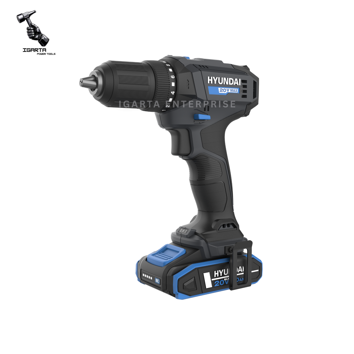 Hyundai 20V Cordless Driver Drill – DD20S-40TT