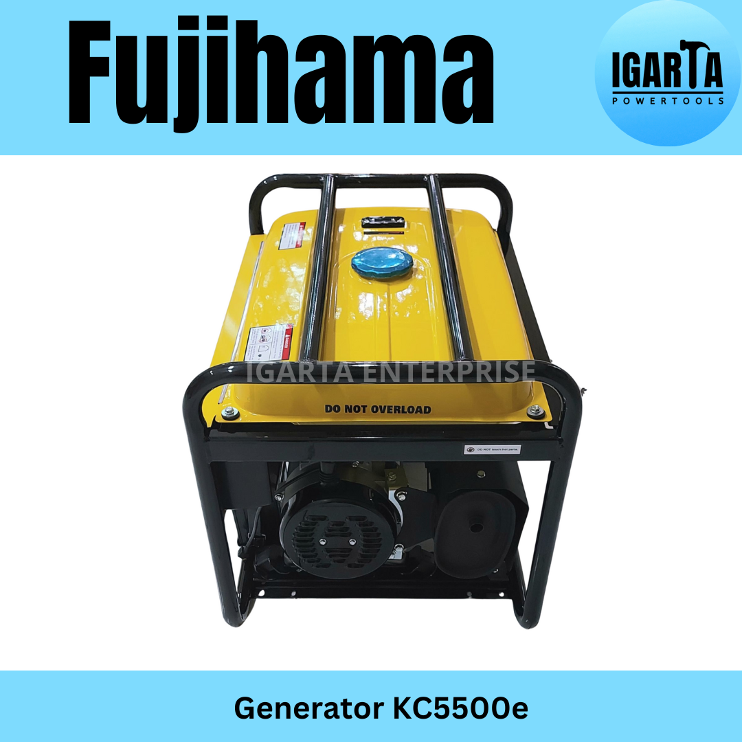 Fujihama KC5000e 5000W Generator – 10HP, Dual Start, 4-Stroke OHV Engine