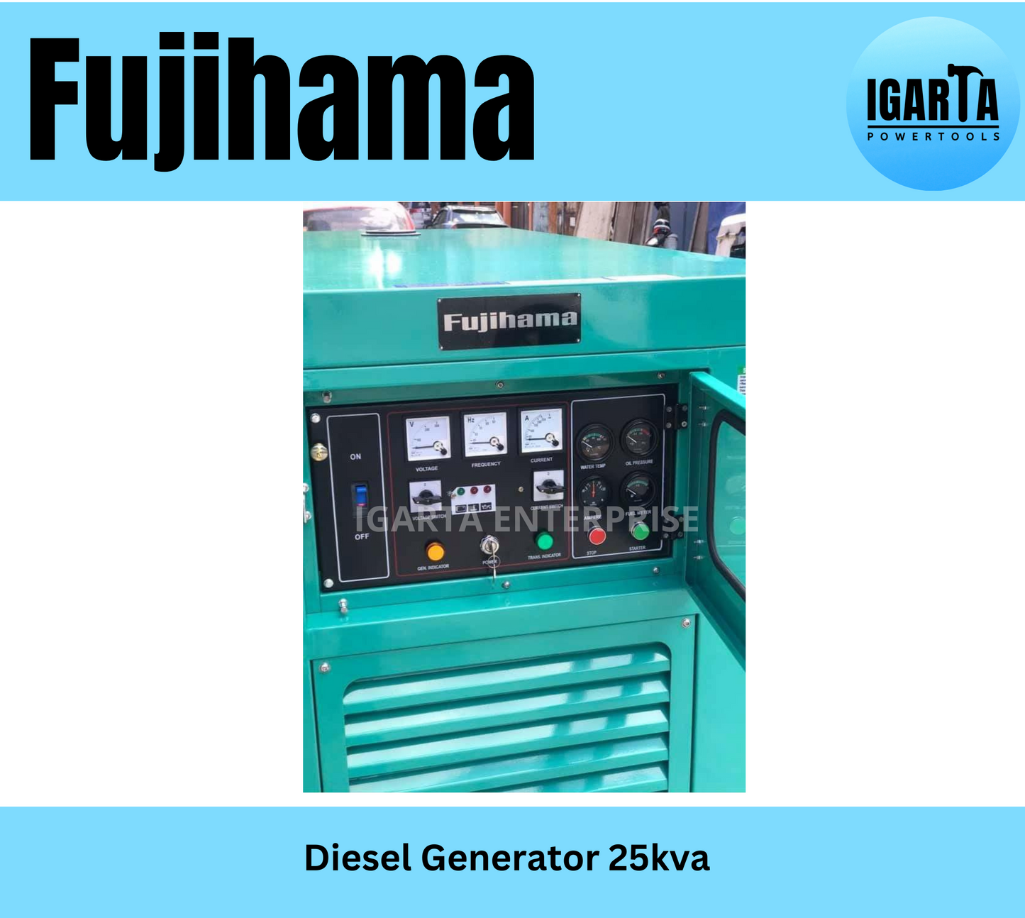 Fujihama Diesel Generator 25KVA