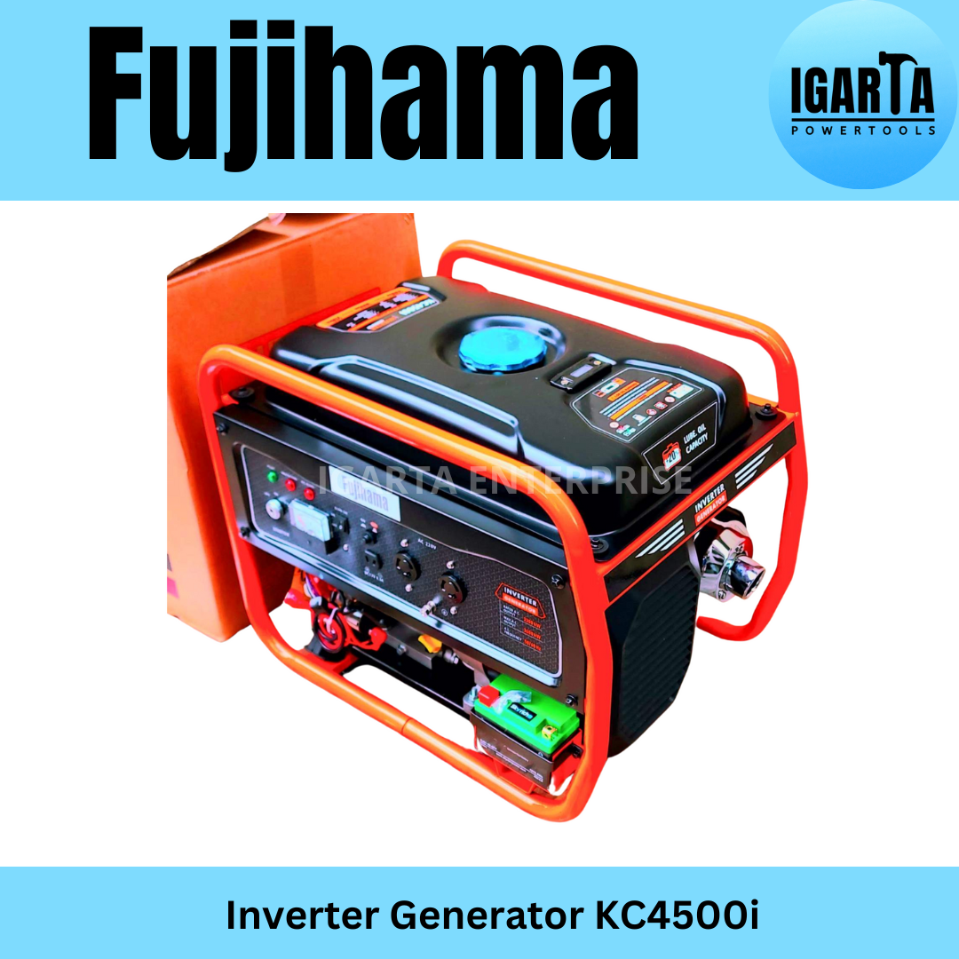 Fujihama KC4500i Dual Start Inverter Generator – 3300W, Portable Power Solution