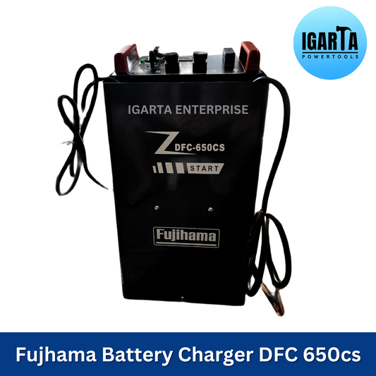 Fujihama Electric Battery Charger with Car Starter Function - 100A, 12V/24V, DFC 650 CS Model