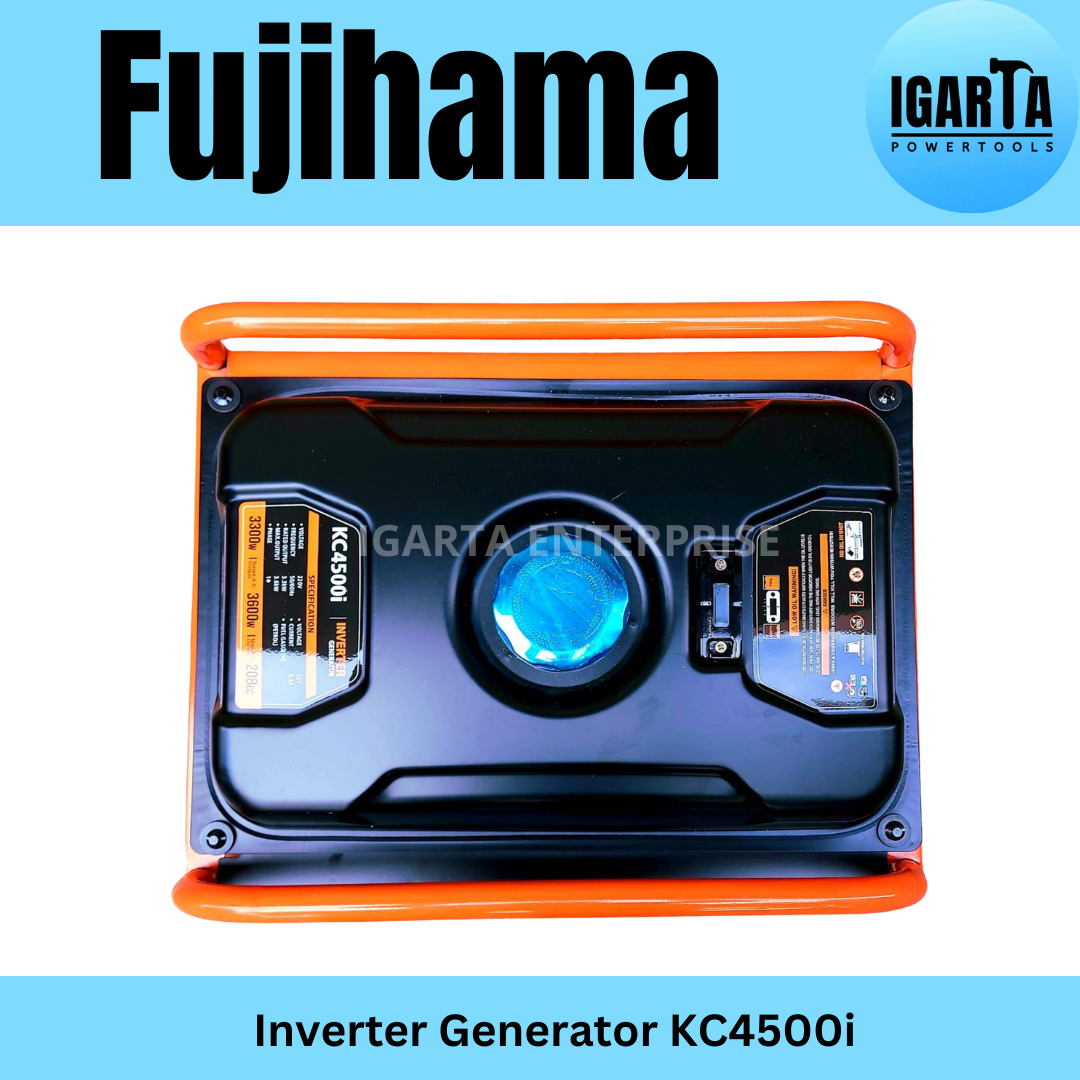 Fujihama KC4500i Dual Start Inverter Generator – 3300W, Portable Power Solution