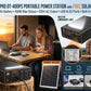 DELTA PRO DT‑400PS Portable Power Station with Free Solar Panel | 44,000mAh | 400W Output | 220V AC | USB | LED Light