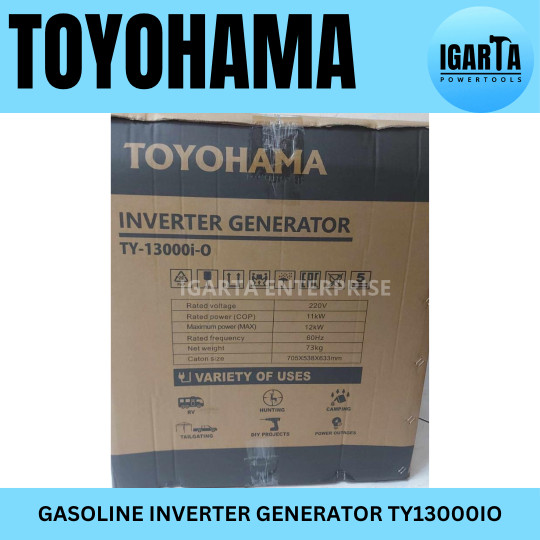 Toyohama Gasoline Inverter Generator TY13000i-O open type
