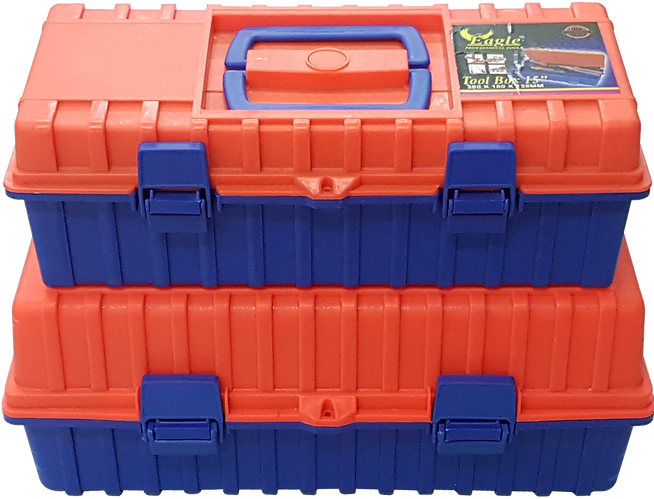 Eagle Professional 17" Tool Box – Double Tray