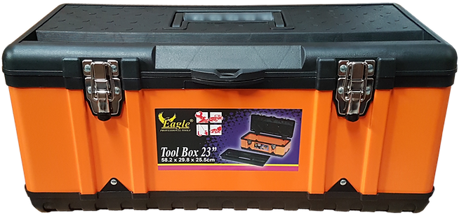 Eagle Professional 23" Semi‑Metal Tool Box – Heavy Duty