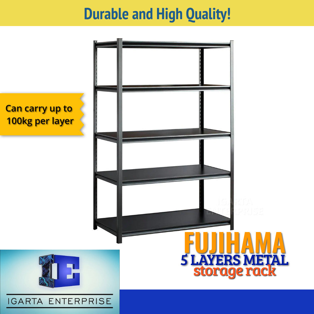 Fujihama 5 layers All Metal Storage Rack Heavy Duty