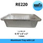 RE220 Aluminum Tray with Lid
