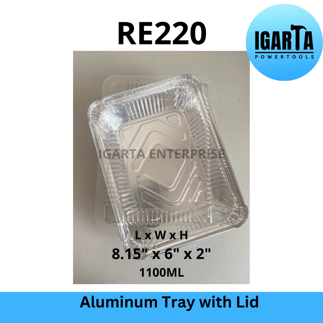 RE220 Aluminum Tray with Lid