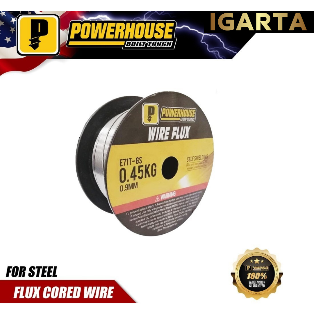 Powerhouse Self Shielding Flux Cored Wire 0.9mm E71T-GS 0.45kg or 1Kg