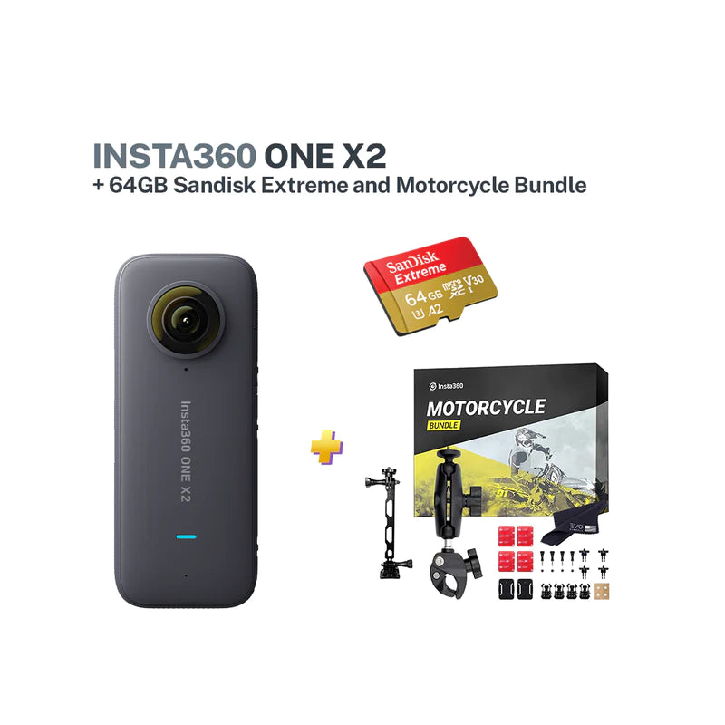 Insta360 ONE X2 Action Camera with FREE SanDisk Extreme 64GB Micro