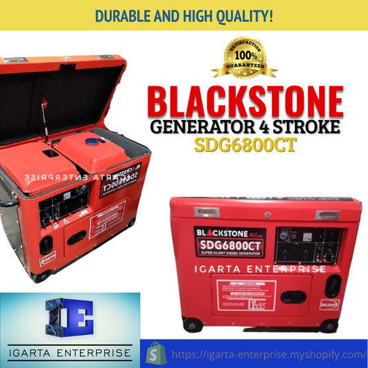 Blackstone SDG6800CT Generator 4 Stroke